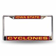 Iowa State Cyclones Laser Chrome License Plate Frame