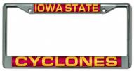 Iowa State Cyclones Laser Cut License Plate Frame