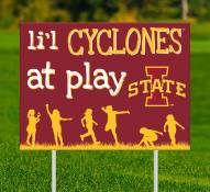 Iowa State Cyclones Little Fans at Play 2-Sided Yard Sign