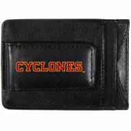 Iowa State Cyclones Logo Leather Cash and Cardholder