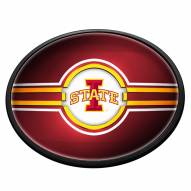 Iowa State Cyclones Oval Slimline Lighted Wall Sign