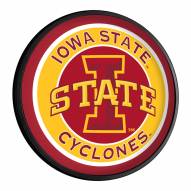 Iowa State Cyclones Round Slimline Lighted Wall Sign
