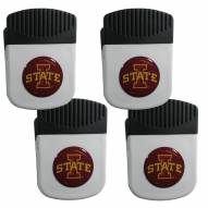 Iowa State Cyclones 4 Pack Chip Clip Magnet with Bottle Opener