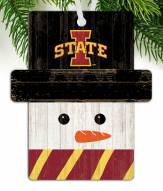 Iowa State Cyclones Snowman Ornament