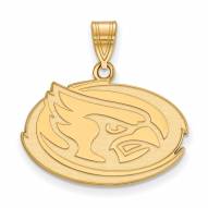 Iowa State Cyclones Sterling Silver Gold Plated Medium Pendant