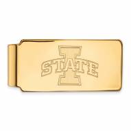 Iowa State Cyclones Sterling Silver Gold Plated Money Clip