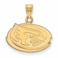 Iowa State Cyclones Sterling Silver Gold Plated Small Pendant
