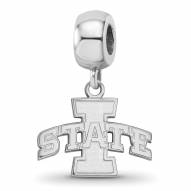 Iowa State Cyclones Sterling Silver Small Dangle Bead