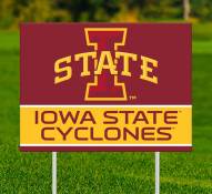 Iowa State Cyclones Team Name Yard Sign