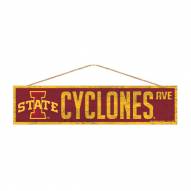 Iowa State Cyclones Wood Avenue Sign