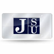 Jackson State Tigers Silver Laser License Plate