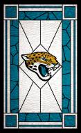 Jacksonville Jaguars 11" x 19" Stained Glass Sign