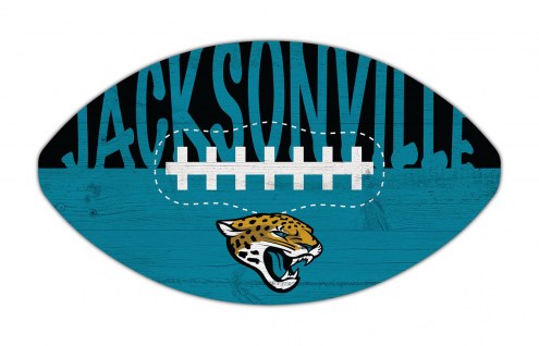 Jacksonville Jaguars 12&quot; Football Cutout Sign
