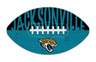Jacksonville Jaguars 12" Football Cutout Sign