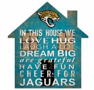 Jacksonville Jaguars 12" House Sign