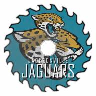 Jacksonville Jaguars 12" Rustic Circular Saw Sign