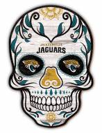 Jacksonville Jaguars 12" Sugar Skull Sign