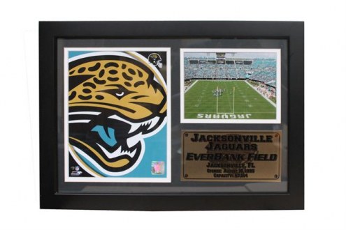 Jacksonville Jaguars 12&quot; x 18&quot; Photo Stat Frame