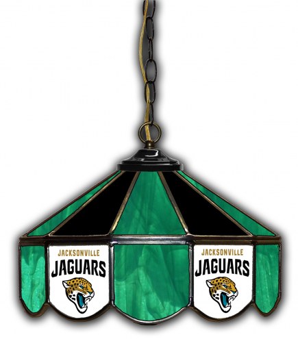 Jacksonville Jaguars 14&quot; Glass Pub Lamp