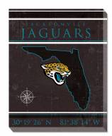 Jacksonville Jaguars 16" x 20" Coordinates Canvas Print