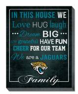 Jacksonville Jaguars 16" x 20" In This House Canvas Print