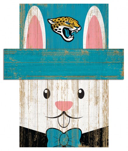 Jacksonville Jaguars 19&quot; x 16&quot; Easter Bunny Head