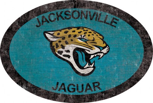 Jacksonville Jaguars 46&quot; Team Color Oval Sign
