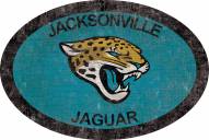 Jacksonville Jaguars 46" Team Color Oval Sign
