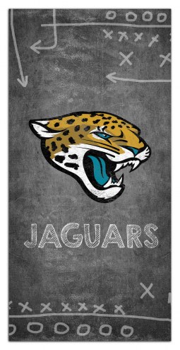 Jacksonville Jaguars 6&quot; x 12&quot; Chalk Playbook Sign