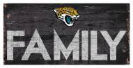 Jacksonville Jaguars 6" x 12" Family Sign