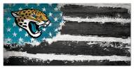 Jacksonville Jaguars 6" x 12" Flag Sign