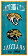 Jacksonville Jaguars 6" x 12" Heritage Sign