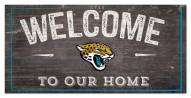Jacksonville Jaguars 6" x 12" Welcome Sign