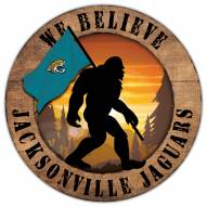 Jacksonville Jaguars Bigfoot 12" Circle Sign