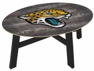 Jacksonville Jaguars Distressed Wood Coffee Table