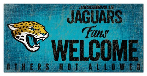 Jacksonville Jaguars Fans Welcome Sign