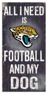 Jacksonville Jaguars Football & My Dog Sign