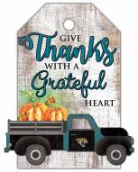 Jacksonville Jaguars Gift Tag and Truck 11" x 19" Sign