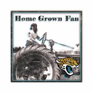 Jacksonville Jaguars Home Grown 10" x 10" Sign