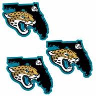Jacksonville Jaguars Home State Decal - 3 Pack