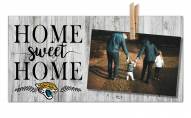 Jacksonville Jaguars Home Sweet Home Clothespin Frame