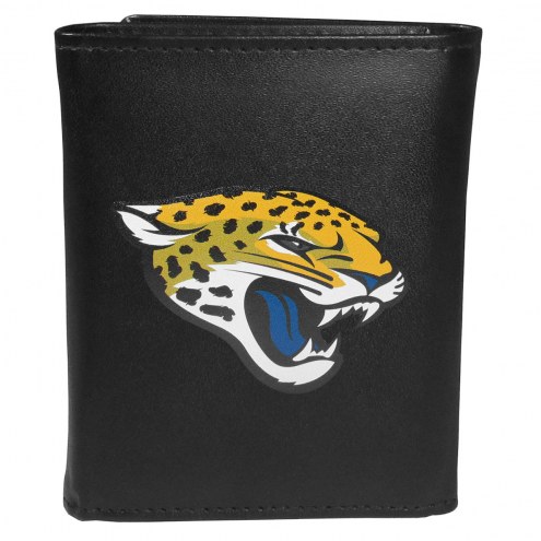 Jacksonville Jaguars Large Logo Leather Tri-fold Wallet
