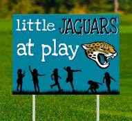 Jacksonville Jaguars Little Fans at Play 2-Sided Yard Sign