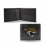 Jacksonville Jaguars NFL Embroidered Leather Billfold Wallet