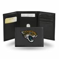 Jacksonville Jaguars NFL Embroidered Leather Tri-Fold Wallet