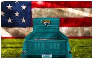 Jacksonville Jaguars Patriotic Retro Truck 11" x 19" Sign