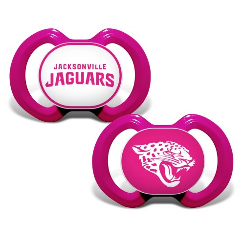 Jacksonville Jaguars Pink Pacifier 2-Pack