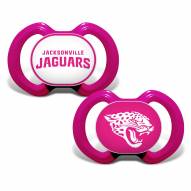 Jacksonville Jaguars Pink Pacifier 2-Pack