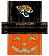 Jacksonville Jaguars Pumpkin Head Sign