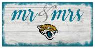 Jacksonville Jaguars Script Mr. & Mrs. Sign